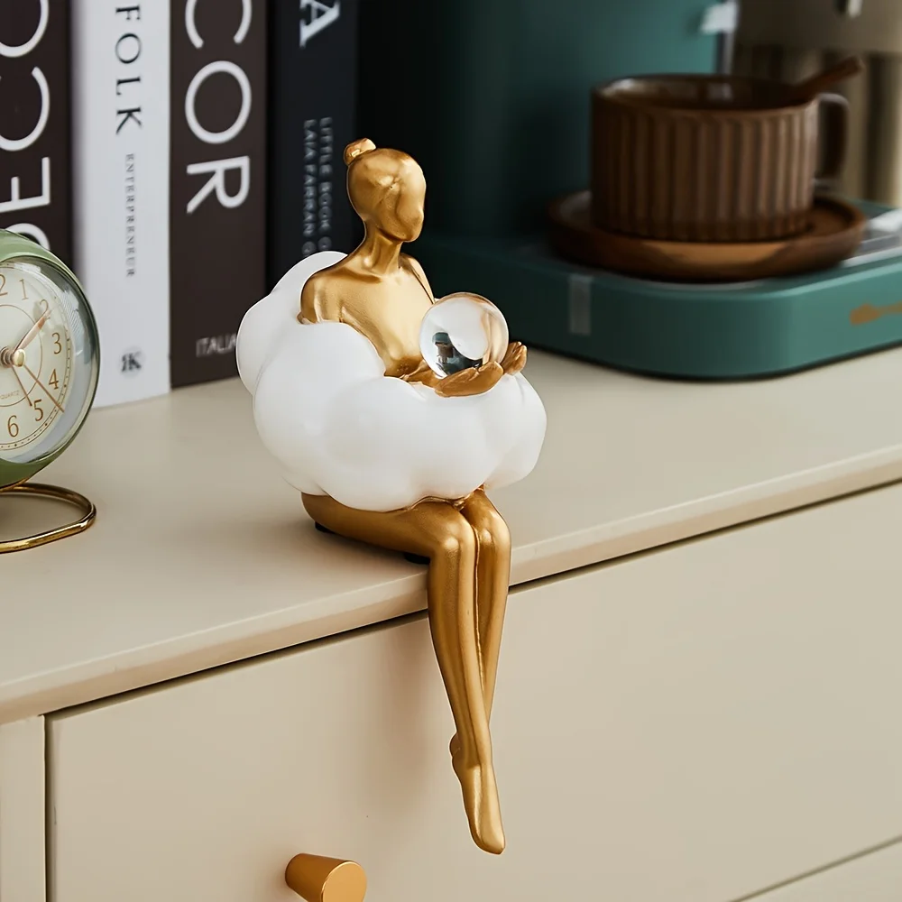 Cloud Girl ประติมากรรมบทคัดย่อ - Home Decor Y2K บทวิจารณ์และราคา