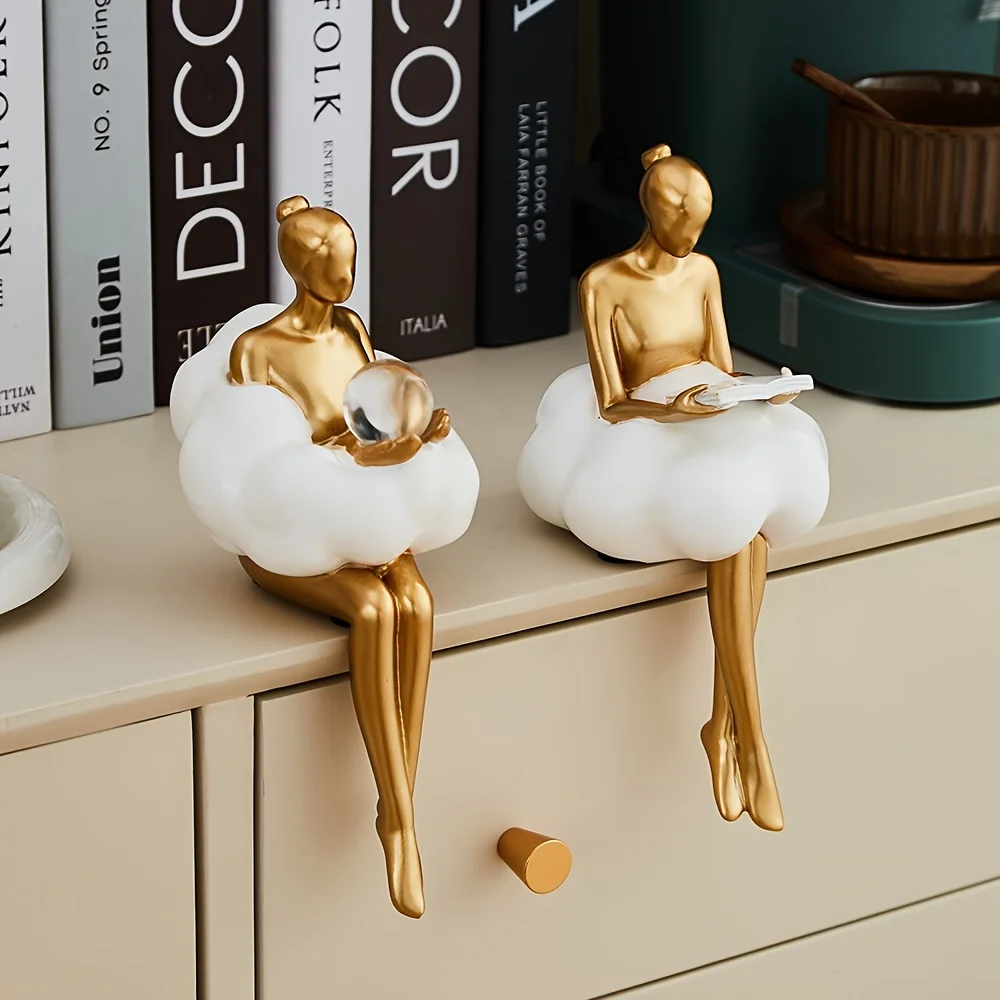 Cloud Girl ประติมากรรมบทคัดย่อ - Home Decor Y2K บทวิจารณ์และราคา
