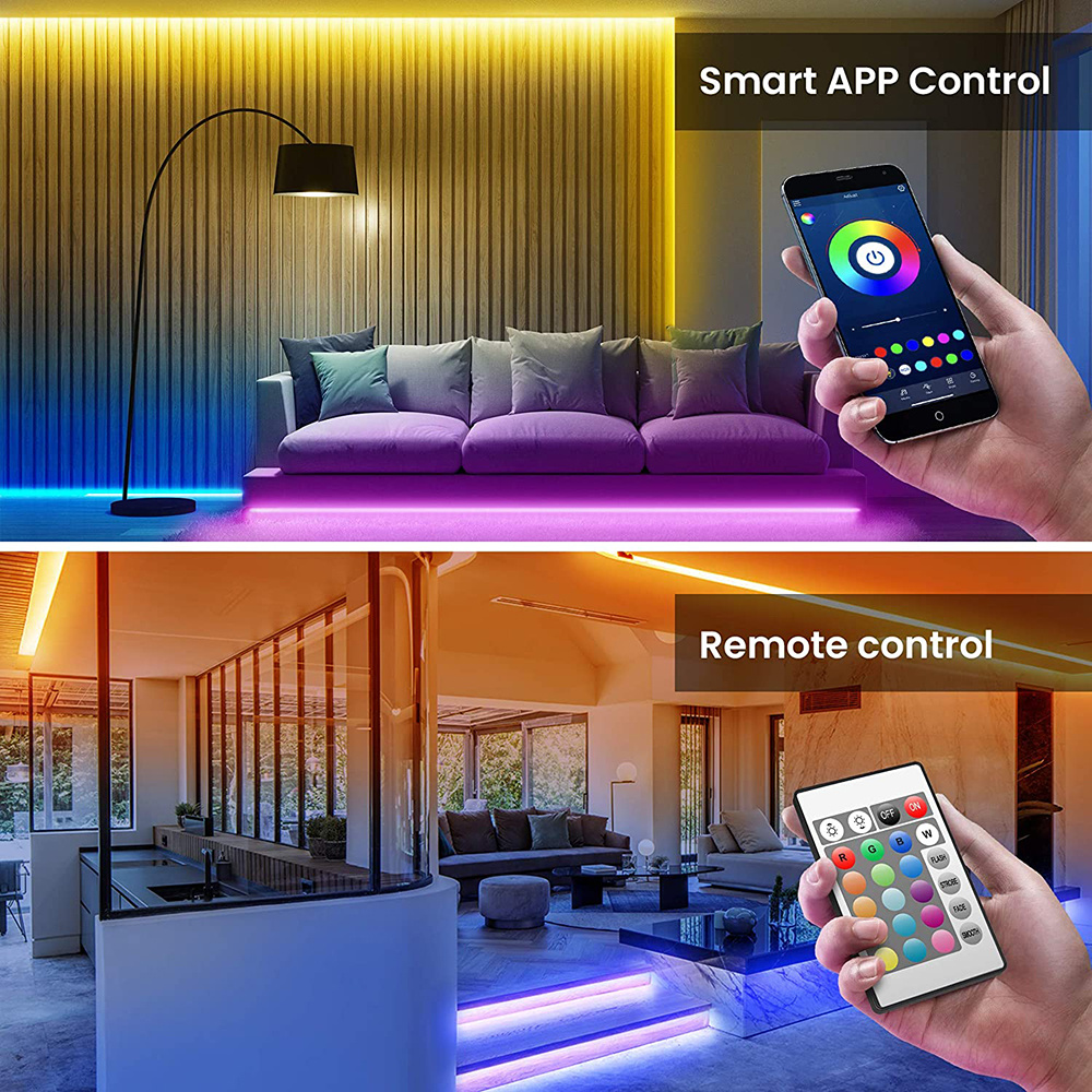ไฟแบ็คไลท์ทีวี LED RGB5050 พร้ - Home Decor Free App บทวิจารณ์และราคา
