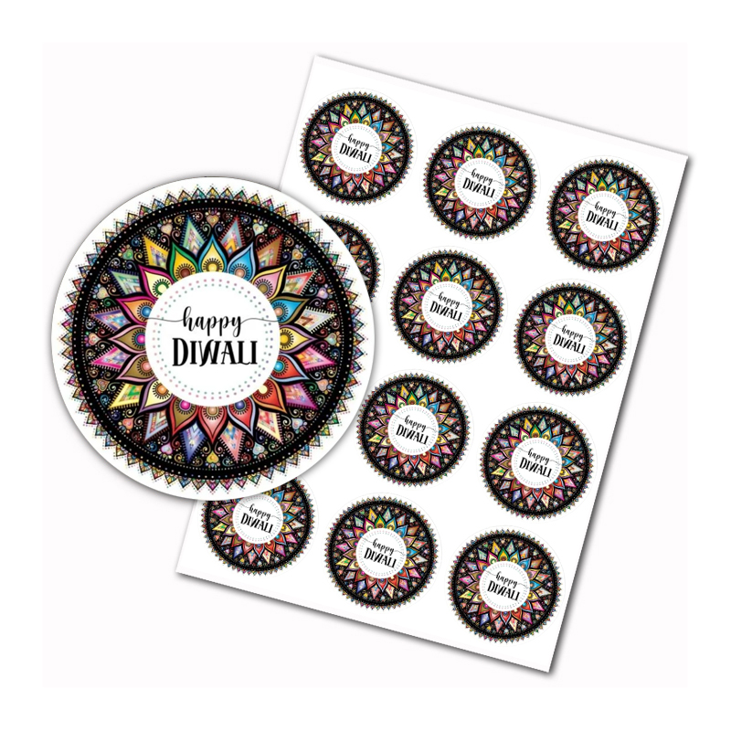 สติกเกอร์ Diwali มีความสุขเทศก - Home Decor Indonesia บทวิจารณ์และราคา