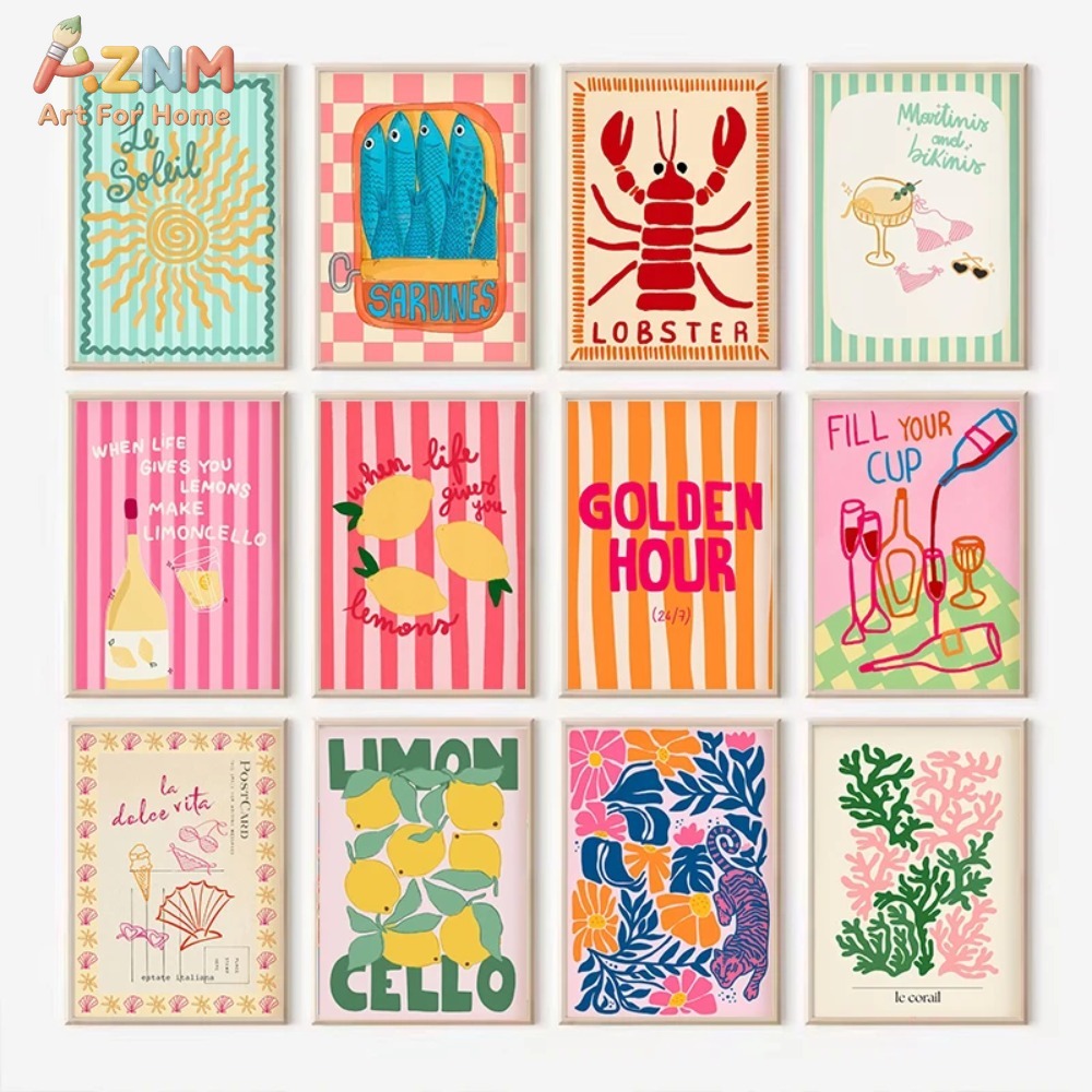 AZNM ค็อกเทลอาหารทะเลกุ้งก้ามก - Home Decor Y2K บทวิจารณ์และราคา