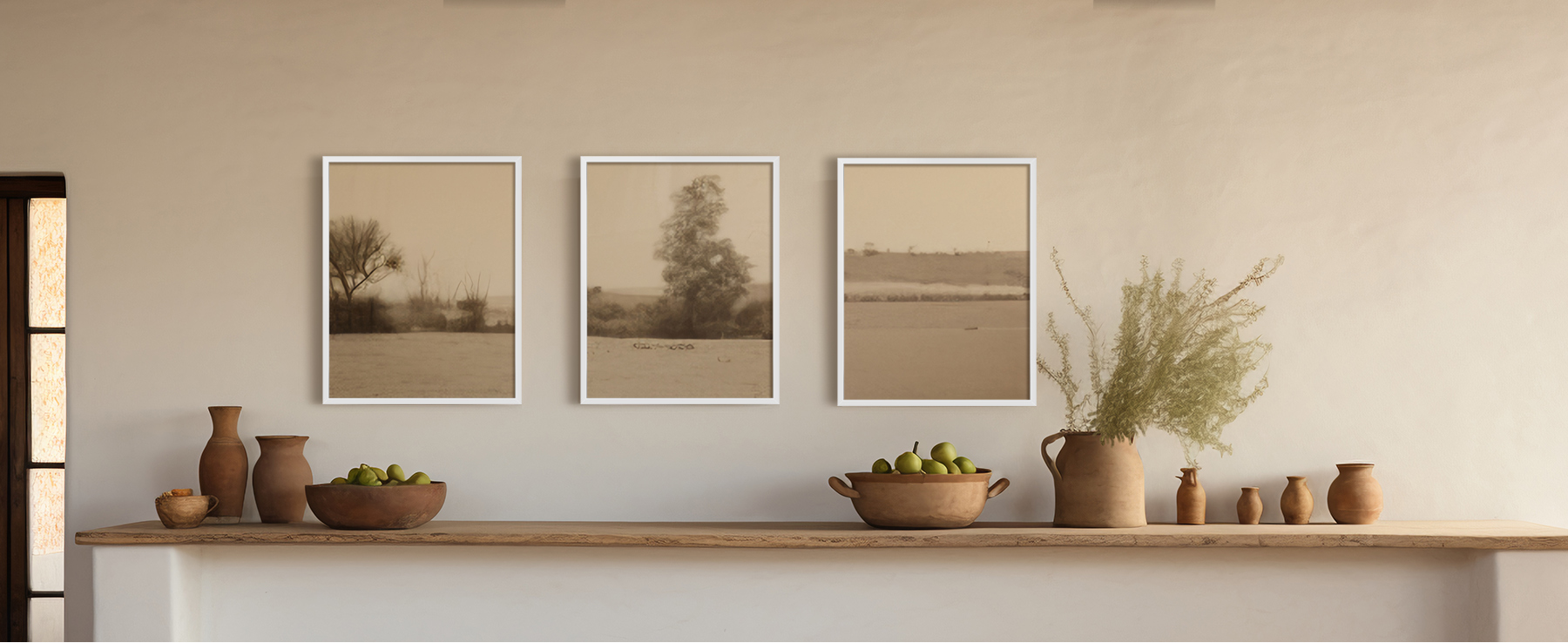 กรอบรูปติดผนังสำหรับแสดงภาพ - Bamboo Photo Frame บทวิจารณ์และราคา