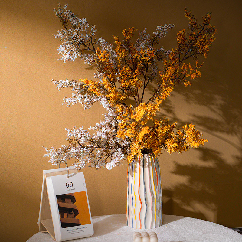 CAPIRON สีสันลายแจกันเซรามิคตก - Pampas Grass Decor บทวิจารณ์และราคา
