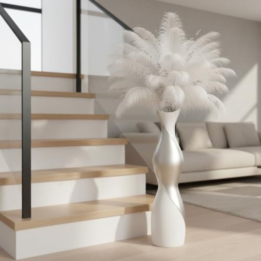 แจกันตั้งพื้นสไตล์โมเดิร์นสำหร - Pampas Grass Decor บทวิจารณ์และราคา