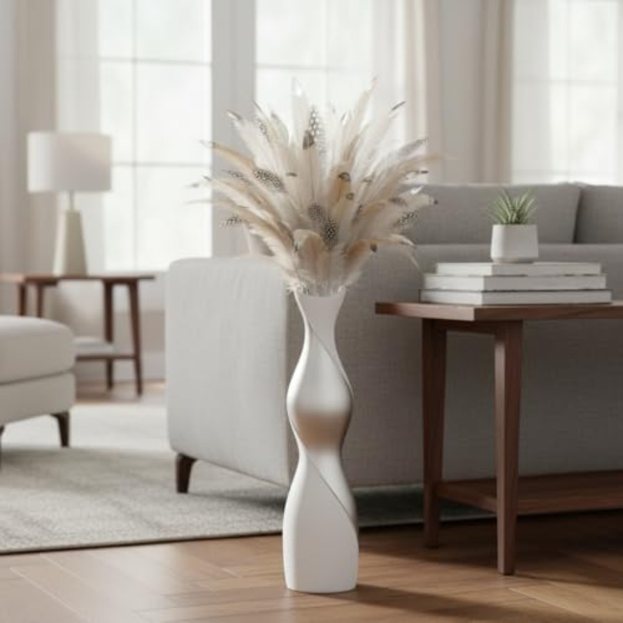 แจกันตั้งพื้นสไตล์โมเดิร์นสำหร - Pampas Grass Decor บทวิจารณ์และราคา