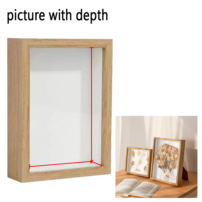 กรอบรูปไม้ 3 มิติ ความลึก 3 ซม - Bamboo Photo Frame บทวิจารณ์และราคา