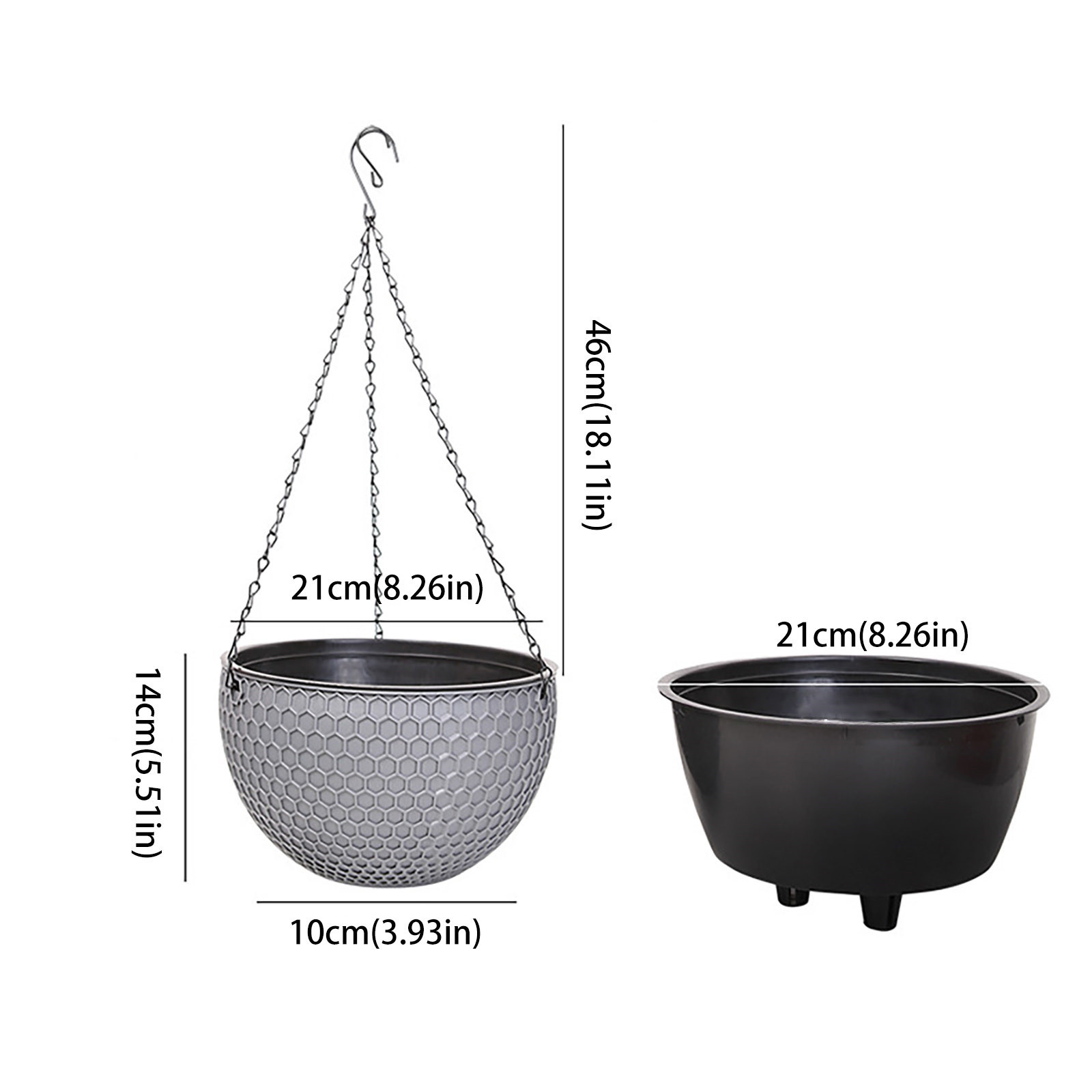 ยุโรปสไตล์รังผึ้งรูปแบบหวายเที - Rattan Plant Basket บทวิจารณ์และราคา