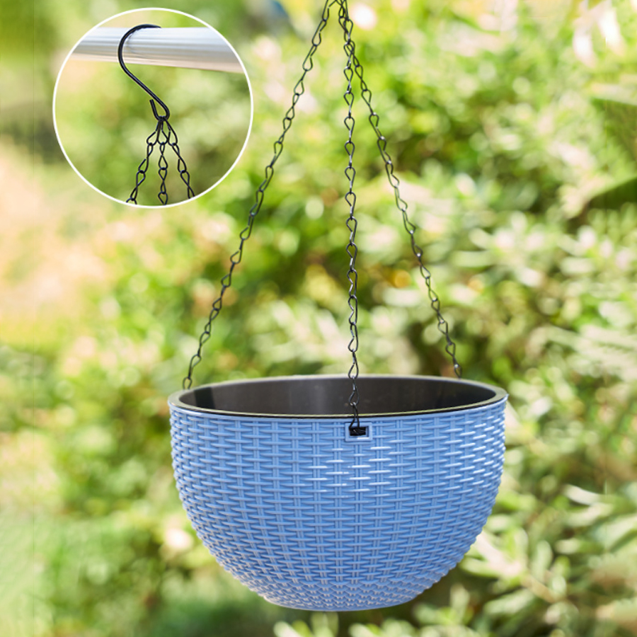 กระถางแขวนในร่มแบบเรียบง่าย ลา - Rattan Plant Basket บทวิจารณ์และราคา